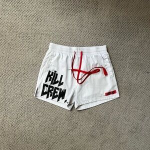 Kill Crew Muay Thai Shorts (Mid Thigh Cut)